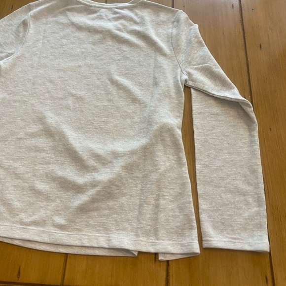 Sanctuary Women’s Gray Long Sleeve Crew Shirt New M-L - Picture 11 of 14